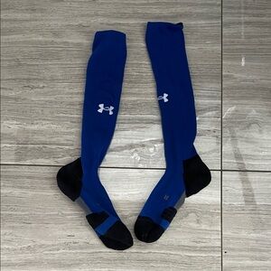 Under Armour  Blue and Black Athletic Socks baseball